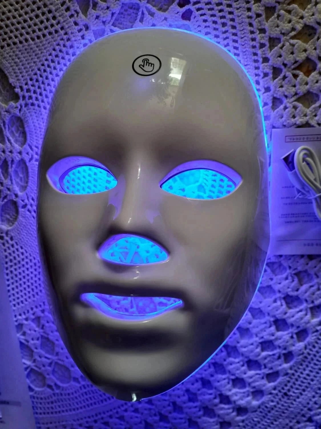 Máscara de belleza LED, 7 colores, Carga USB – photo 4